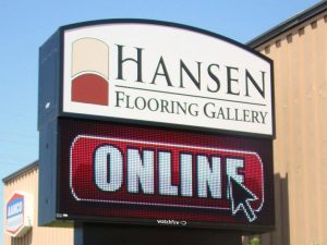 Franklin Business Signs custom lighted led outdoor pole sign 300x225